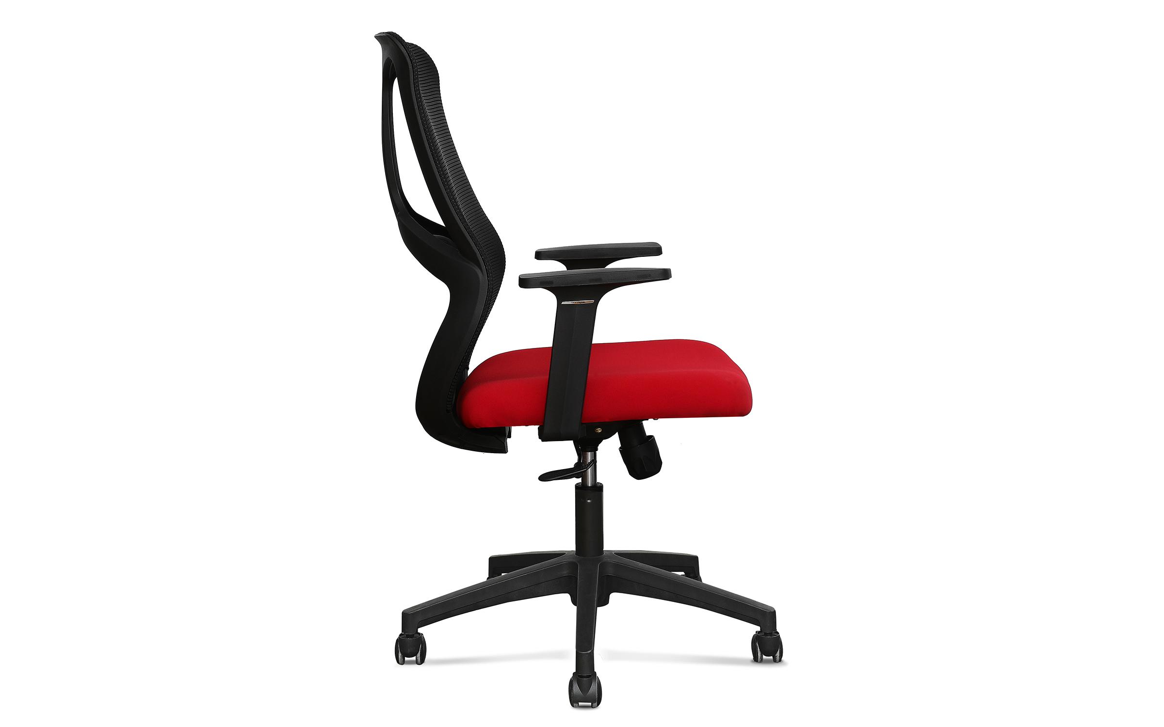 Irodai szék Miler, fekete + piros  2